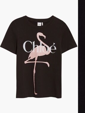 🦩Chloe🦩 Women’s Flamingo Organic Cotton Graphic Tee NWOT -XL